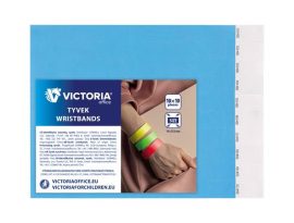 VICTORIA OFFICE Karszalag, 3/4", tyvek, világos kék, VICTORIA OFFICE VICTORIA OFFICE Karszalag, 3/4", tyvek, világos kék, VICTORIA OFFICE