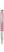 ZEBRA Golyóstoll, 0,24 mm, teleszkópos, rozsdamentes acél, pink tolltest, ZEBRA "Telescopic Metal Stylus", kék