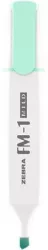 ZEBRA Szövegkiemelő, 3,5 mm, ZEBRA "FM-1 Mild", kékeszöld