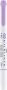   ZEBRA Szövegkiemelő, 1,0/3,5 mm, kétvégű  ZEBRA "Mildliner Cool & Refined" lila