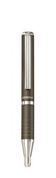 ZEBRA Golyóstoll, 0,24 mm, teleszkópos, metálszürke tolltest, ZEBRA "SL-F1", kék