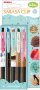  ZEBRA Zseléstoll, 0,33 mm, nyomógombos, ZEBRA "Sarasa Clip Ice Cream", 5 különböző szín