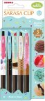 ZEBRA Zseléstoll, 0,33 mm, nyomógombos, ZEBRA "Sarasa Clip Ice Cream", 5 különböző szín ZEBRA Zseléstoll, 0,33 mm, nyomógombos, ZEBRA "Sarasa Clip Ice Cream", 5 különböző szín