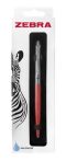 ZEBRA Golyóstoll, 0,24 mm, nyomógombos, ezüst színű klip, pink tolltest, ZEBRA "901", kék ZEBRA Golyóstoll, 0,24 mm, nyomógombos, ezüst színű klip, pink tolltest, ZEBRA "901", kék