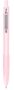   ZEBRA Golyóstoll, 0,27 mm, nyomógombos, rózsaszín tolltest, ZEBRA "Z-Grip Pastel", kék