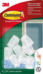 3M SCOTCH Kábelvezető akasztó, ragasztócsíkkal, 8 db, 3M SCOTCH "Command™" 3M SCOTCH Kábelvezető akasztó, ragasztócsíkkal, 8 db, 3M SCOTCH "Command™"