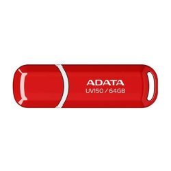 ADATA Pendrive, 64GB, USB 3.2 Gen1, ADATA "UV150", piros ADATA Pendrive, 64GB, USB 3.2 Gen1, ADATA "UV150", piros