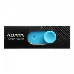 ADATA Pendrive, 64GB, USB 2.0, ADATA "UV220", fekete ADATA Pendrive, 64GB, USB 2.0, ADATA "UV220", fekete