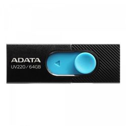 ADATA Pendrive, 64GB, USB 2.0, ADATA "UV220", fekete ADATA Pendrive, 64GB, USB 2.0, ADATA "UV220", fekete