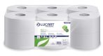   LUCART Toalettpapír, 2 rétegű, 120 m, 19 cm átmérő, LUCART, "Eco", fehér