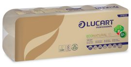 LUCART Toalettpapír, 2 rétegű, 10 tekercs, kistekercses, 19,8 m, LUCART, "EcoNatural10"