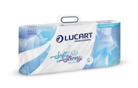 LUCART Toalettpapír, 3 rétegű, kistekercses, 10 tekercs, LUCART "Soft and Strong", fehér LUCART Toalettpapír, 3 rétegű, kistekercses, 10 tekercs, LUCART "Soft and Strong", fehér