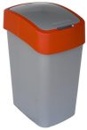   CURVER Billenős szelektív hulladékgyűjtő, műanyag, 45 l, CURVER, piros/szürke