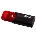 EMTEC Pendrive, 16GB, USB 3.2, EMTEC "B110 Click Easy", fekete-piros EMTEC Pendrive, 16GB, USB 3.2, EMTEC "B110 Click Easy", fekete-piros