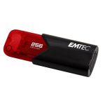 EMTEC Pendrive, 256GB, USB 3.2, EMTEC "B110 Click Easy", fekete-piros EMTEC Pendrive, 256GB, USB 3.2, EMTEC "B110 Click Easy", fekete-piros