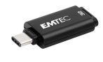 EMTEC Pendrive, 32GB, USB-C 3.2, EMTEC "D400 Type-C", fekete EMTEC Pendrive, 32GB, USB-C 3.2, EMTEC "D400 Type-C", fekete
