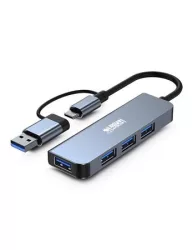 URBAN FACTORY USB elosztó-HUB, 4xUSB-A 3.2, URBAN FACTORY "Minee"