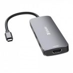 VERBATIM USB elosztó-HUB, USB-C PD/2xHDMI/3xUSB-A/SD/mSD, VERBATIM VERBATIM USB elosztó-HUB, USB-C PD/2xHDMI/3xUSB-A/SD/mSD, VERBATIM