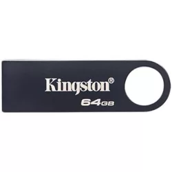 KINGSTON Pendrive, 64GB, USB 3.2 Gen1, KINGSTON "DataTraveler SE9 G3", fém ház