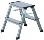 KRAUSE Fellépő, 2x2 lépcsőfok, alumínium, KRAUSE "Treppy" KRAUSE Fellépő, 2x2 lépcsőfok, alumínium, KRAUSE "Treppy"