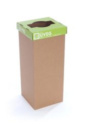 RECOBIN Szelektív hulladékgyűjtő, újrahasznosított, 50 l, RECOBIN "Office", zöld