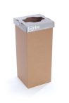RECOBIN Szelektív hulladékgyűjtő, újrahasznosított, 50 l, RECOBIN "Office", szürke RECOBIN Szelektív hulladékgyűjtő, újrahasznosított, 50 l, RECOBIN "Office", szürke