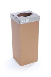 RECOBIN Szelektív hulladékgyűjtő, újrahasznosított, 50 l, RECOBIN "Office", szürke RECOBIN Szelektív hulladékgyűjtő, újrahasznosított, 50 l, RECOBIN "Office", szürke