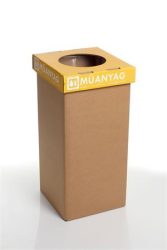 RECOBIN Szelektív hulladékgyűjtő, újrahasznosított, 20 l, RECOBIN "Mini", sárga RECOBIN Szelektív hulladékgyűjtő, újrahasznosított, 20 l, RECOBIN "Mini", sárga