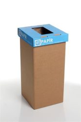 RECOBIN Szelektív hulladékgyűjtő, újrahasznosított, 20 l, RECOBIN "Mini", kék