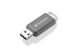 VERBATIM Pendrive, 128GB, USB 2.0, VERBATIM "Databar", szürke