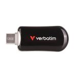 VERBATIM Pendrive, 128GB, USB-C 3.2 Gen1, VERBATIM "Plectra", fekete VERBATIM Pendrive, 128GB, USB-C 3.2 Gen1, VERBATIM "Plectra", fekete