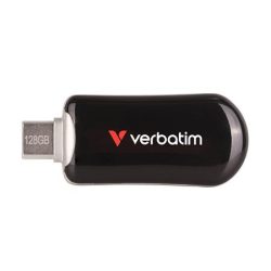 VERBATIM Pendrive, 128GB, USB-C 3.2 Gen1, VERBATIM "Plectra", fekete VERBATIM Pendrive, 128GB, USB-C 3.2 Gen1, VERBATIM "Plectra", fekete
