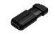 VERBATIM Pendrive, 16GB, USB 2.0, 10/4MB/sec, VERBATIM "PinStripe", fekete