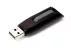 VERBATIM Pendrive, 16GB, USB 3.2, 60/12 MB/s, VERBATIM "V3", fekete-szürke