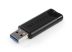 VERBATIM Pendrive, 256GB, USB 3.2, VERBATIM "Pinstripe", fekete VERBATIM Pendrive, 256GB, USB 3.2, VERBATIM "Pinstripe", fekete