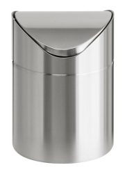 VEPA BINS Billenős szemetes, 1,5 l, rozsdamentes acél, asztali, VEPA BINS, ezüst VEPA BINS Billenős szemetes, 1,5 l, rozsdamentes acél, asztali, VEPA BINS, ezüst