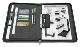 WEDO Konferencia mappa, A4, poliészter, 2 gyűrűs, WEDO "College", szürke WEDO Konferencia mappa, A4, poliészter, 2 gyűrűs, WEDO "College", szürke