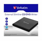 VERBATIM CD/DVD író, USB 2.0, külső, VERBATIM VERBATIM CD/DVD író, USB 2.0, külső, VERBATIM