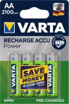   VARTA Tölthető elem, AA ceruza, 4x2100 mAh, előtöltött, VARTA "Power"