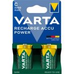 VARTA Tölthető elem, C baby, 2x3000mAh, előtöltött, műanyagmentes, VARTA "Power" VARTA Tölthető elem, C baby, 2x3000mAh, előtöltött, műanyagmentes, VARTA "Power"