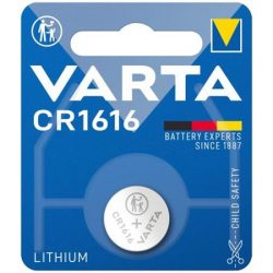 VARTA Gombelem, CR1616, 1 db, VARTA VARTA Gombelem, CR1616, 1 db, VARTA