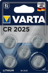 VARTA Gombelem, CR2025, 5 db, VARTA VARTA Gombelem, CR2025, 5 db, VARTA