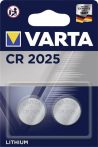 VARTA Gombelem, CR2025, 2 db, VARTA VARTA Gombelem, CR2025, 2 db, VARTA