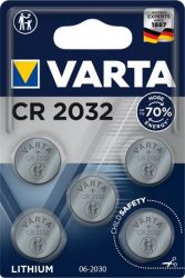 VARTA Gombelem, CR2032, 5 db, VARTA VARTA Gombelem, CR2032, 5 db, VARTA