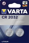 VARTA Gombelem, CR2032, 2 db, VARTA VARTA Gombelem, CR2032, 2 db, VARTA