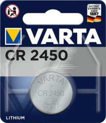 VARTA Gombelem, CR2450, 1 db, VARTA "Professional" VARTA Gombelem, CR2450, 1 db, VARTA "Professional"