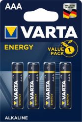 VARTA Elem, AAA mikro, 4 db, VARTA "Energy" VARTA Elem, AAA mikro, 4 db, VARTA "Energy"