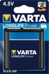 VARTA Elem, 3LR12 lapos elem, 4,5 V, 1 db, VARTA "Longlife Power" VARTA Elem, 3LR12 lapos elem, 4,5 V, 1 db, VARTA "Longlife Power"