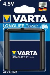VARTA Elem, 3LR12 lapos elem, 4,5 V, 1 db, VARTA "Longlife Power" VARTA Elem, 3LR12 lapos elem, 4,5 V, 1 db, VARTA "Longlife Power"