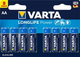 VARTA Elem, AA ceruza, 8 db, VARTA "Longlife Power" VARTA Elem, AA ceruza, 8 db, VARTA "Longlife Power"
